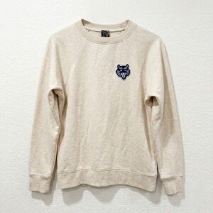 Anthropologie Liv Lee x Tiger Crew-Neck Sweatshirt Top Patchwork Oversized